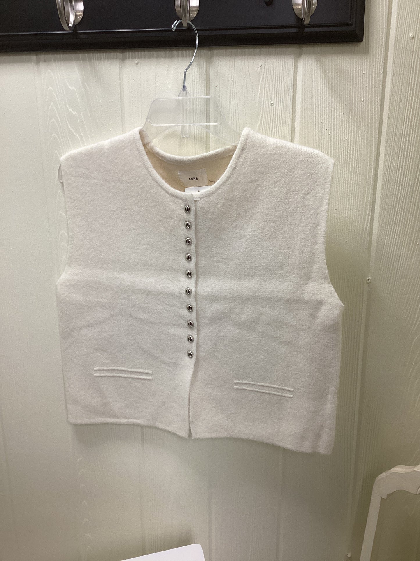 Sweater Vest w/ Silver Buttons