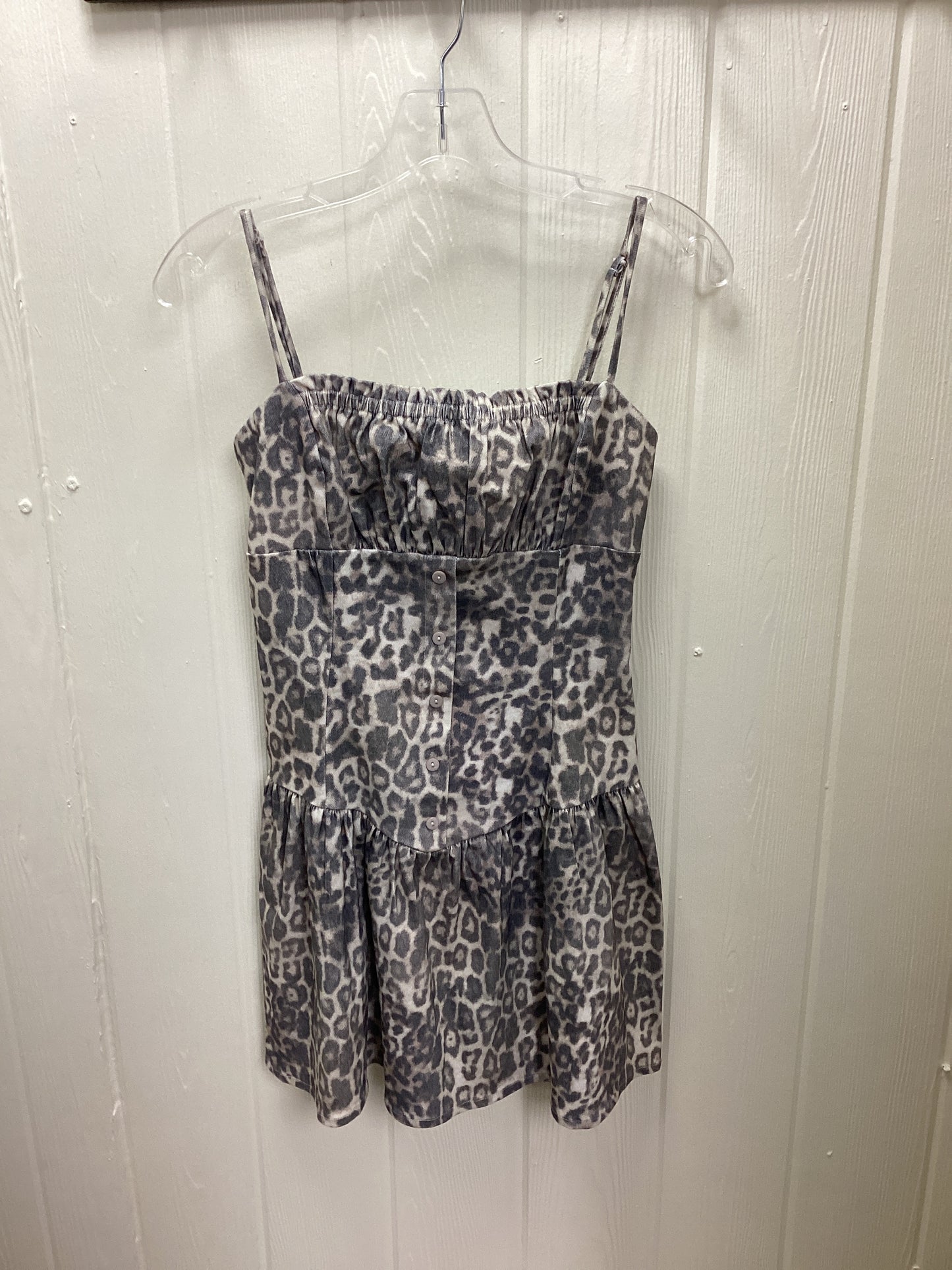 Leopard Denim Dress