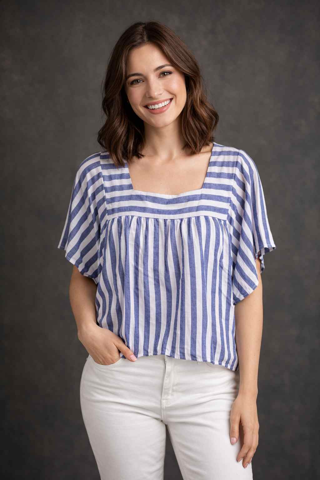 Lounge Beach Striped Shirt