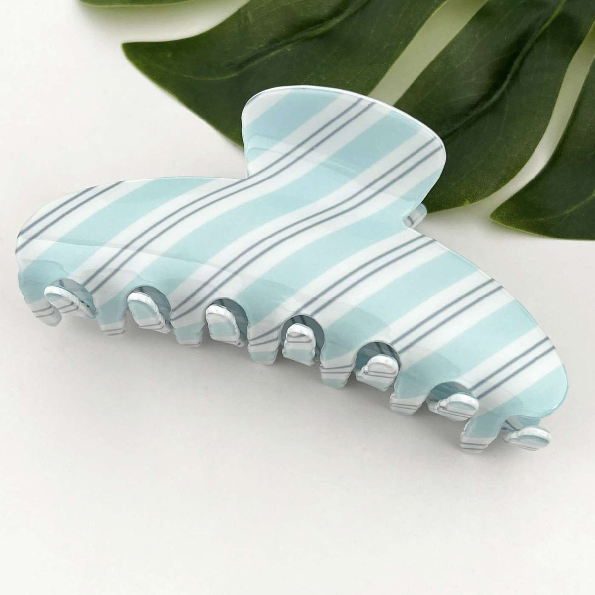Classic Stripe Claw Clip