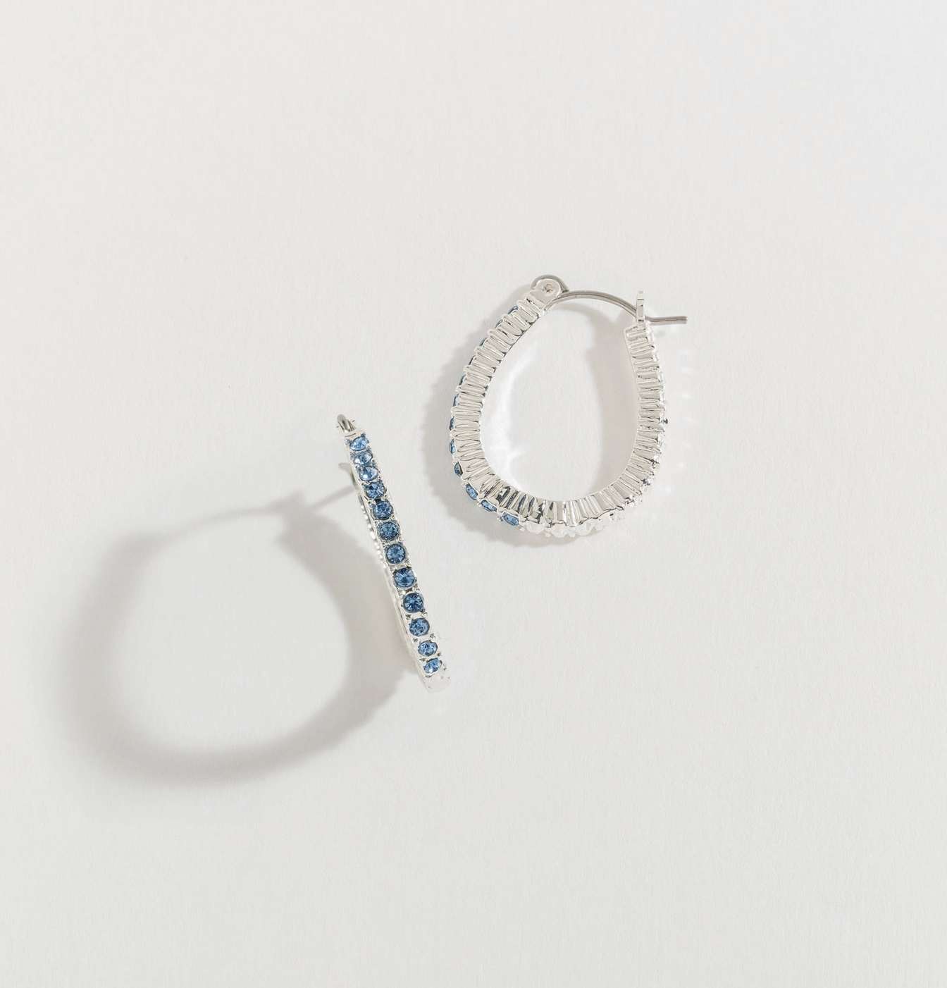 Crystal Stone Hoop Sense Earrings