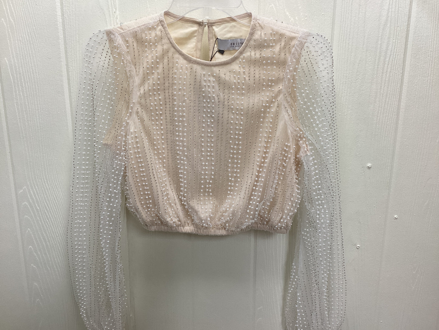 Embellished Blouse w/back Button