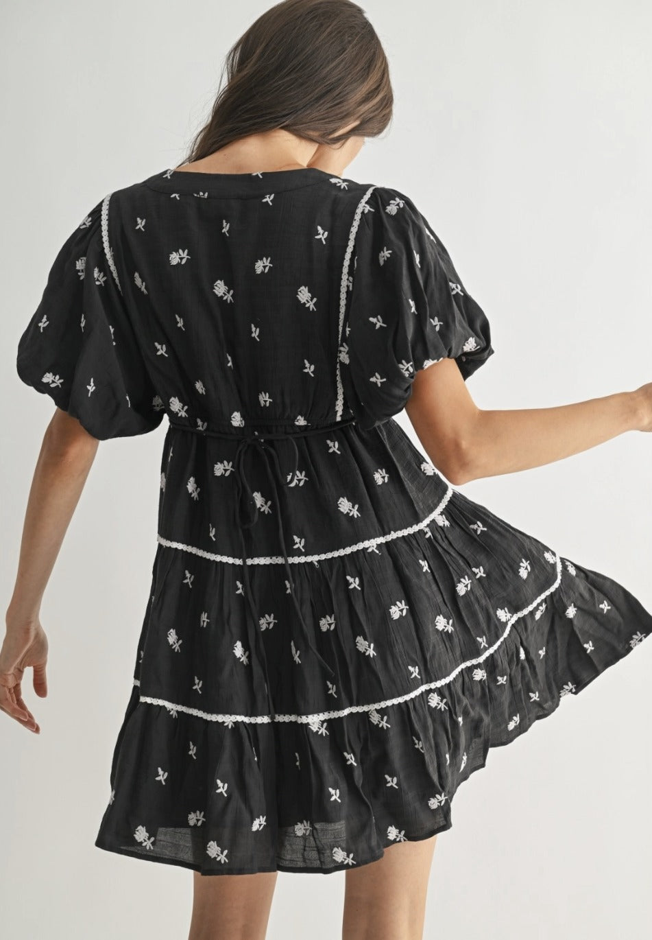 Floral Embroidered Dress