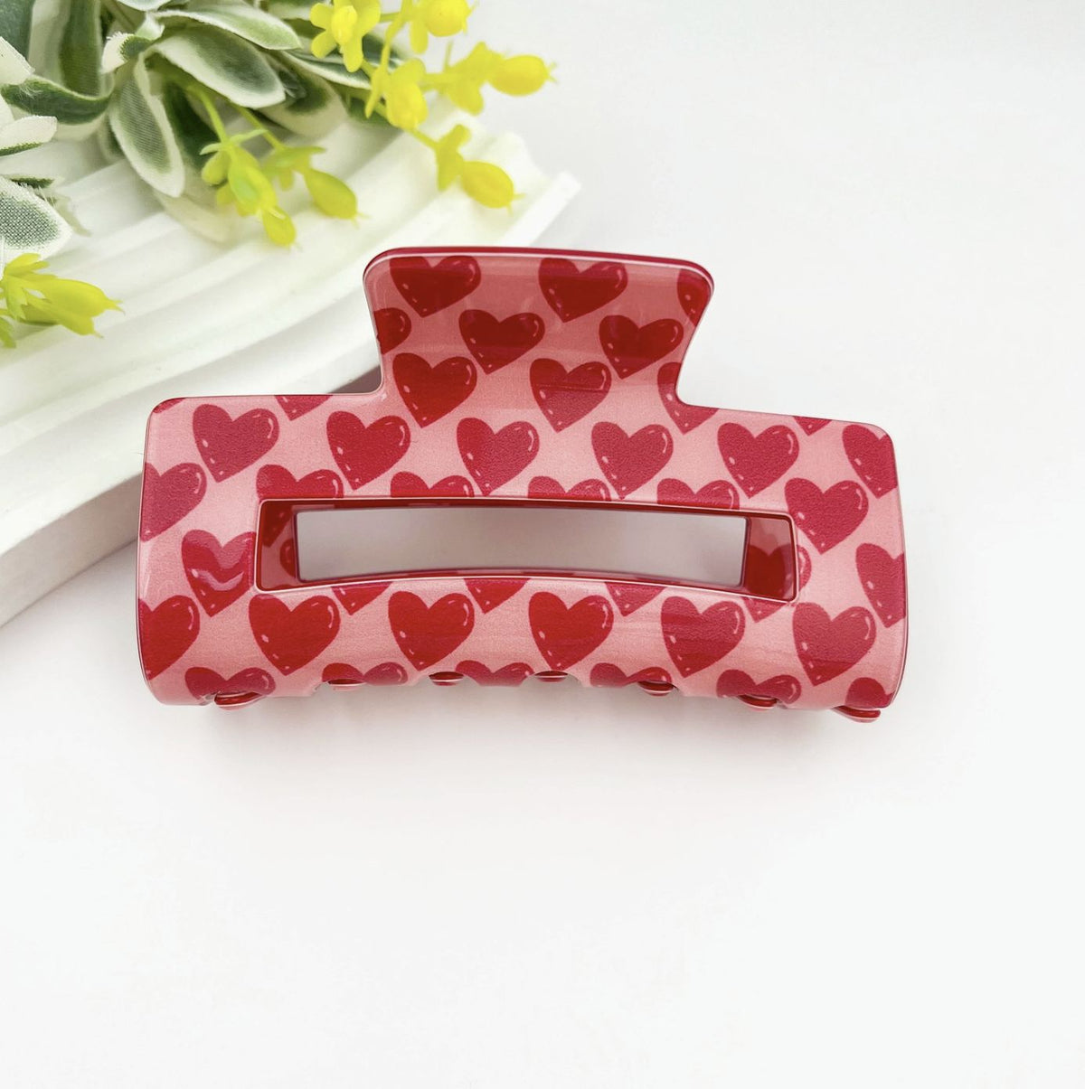Hearts Claw Clip