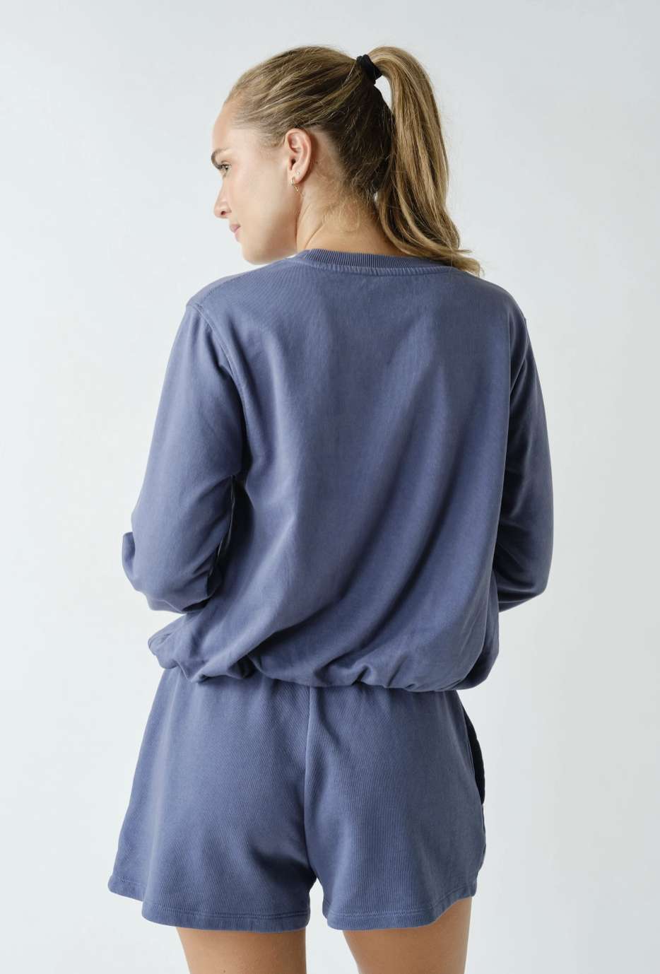 Mineral Cloud Bubble Hem Pullover