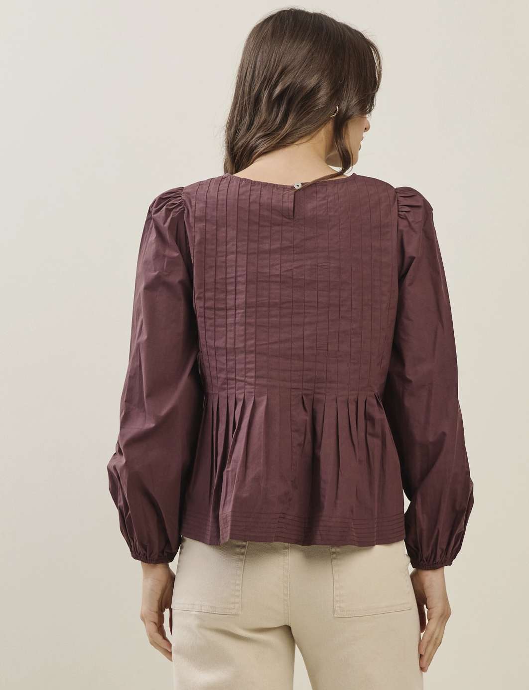 Pintuck Detail Blouse