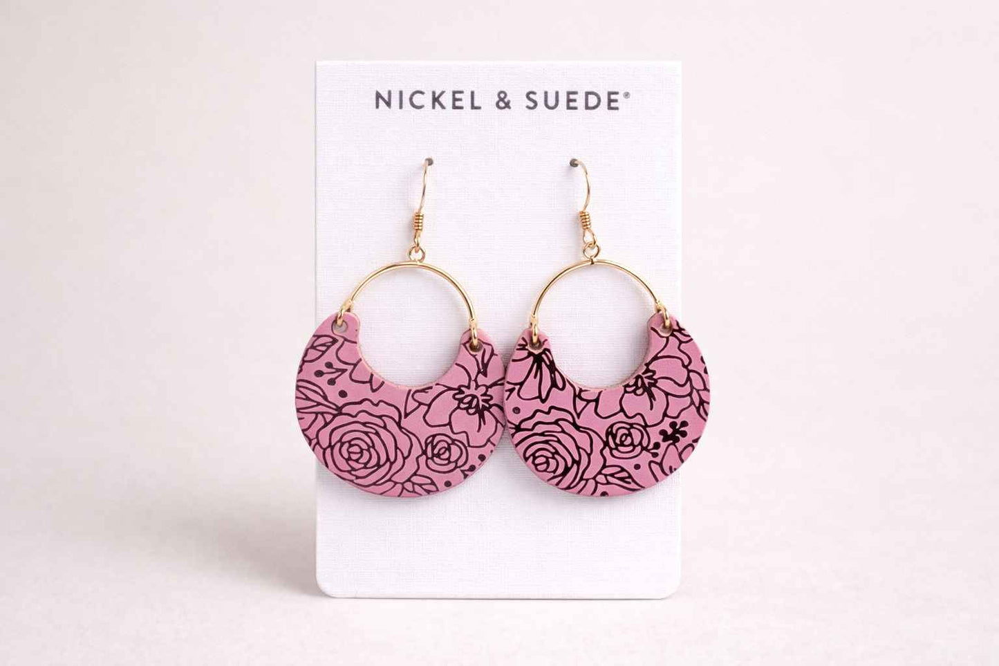 Round Dangle Earrings