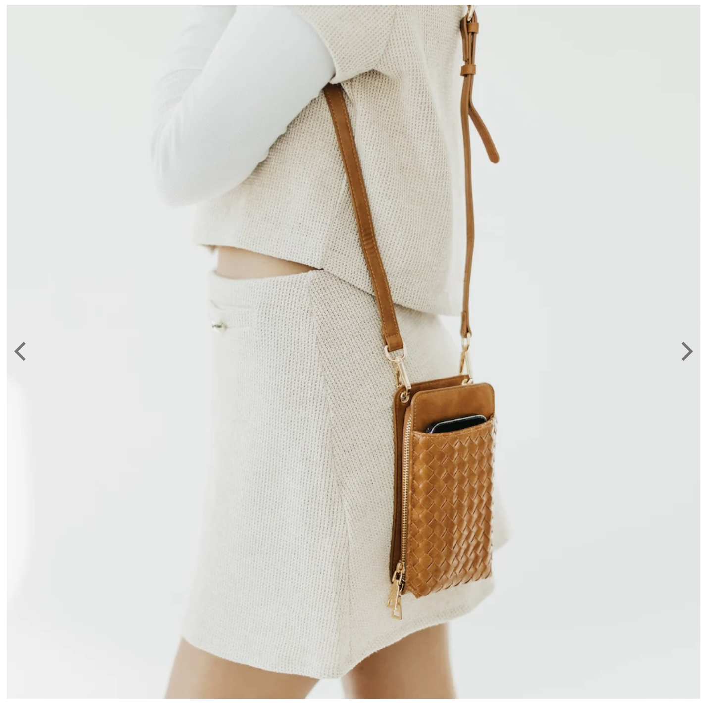 Woven double Duty Phone Bag
