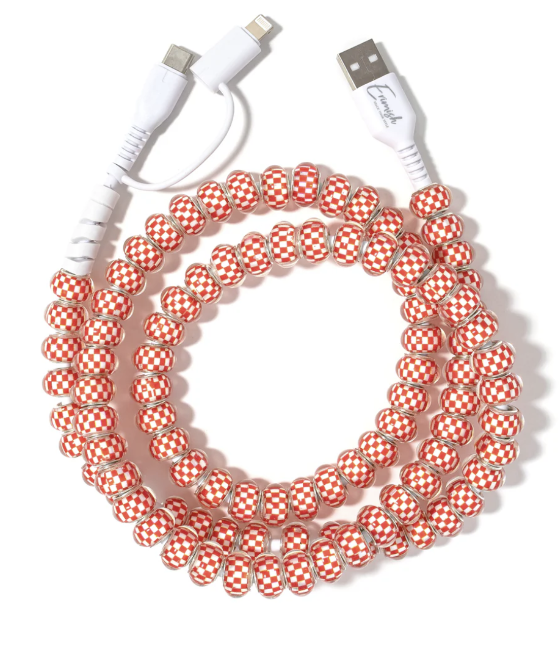 Beaded Phone Charger Brick