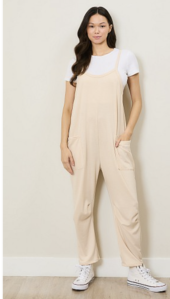 French Terry Jumpsuit w/pocket