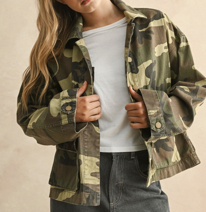 Camouflage Printed Jacket
