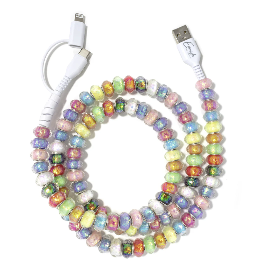 Beaded Phone Charger Sparkle
