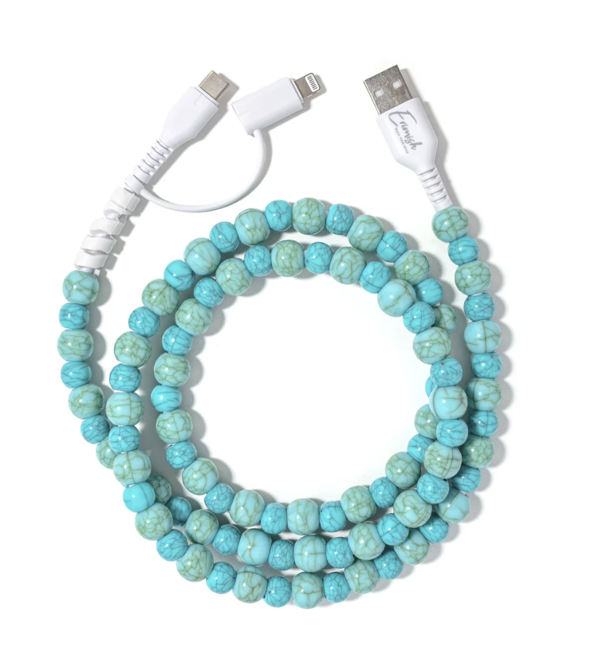 Beaded Phone Charger Capri