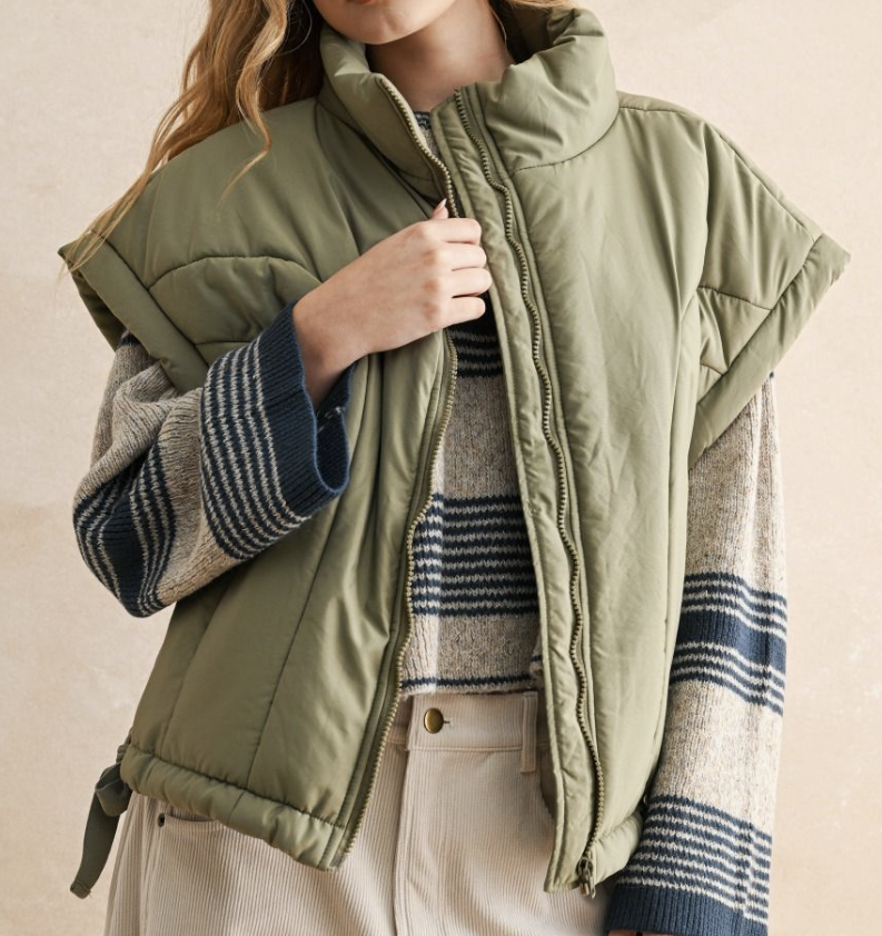 Puffed Oversized w/ Side Tie