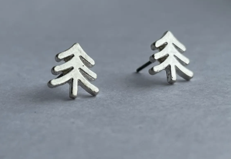 Tree Stud Earrings