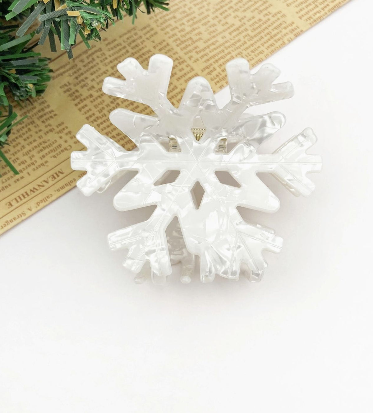 Snowflake Big Claw Clip