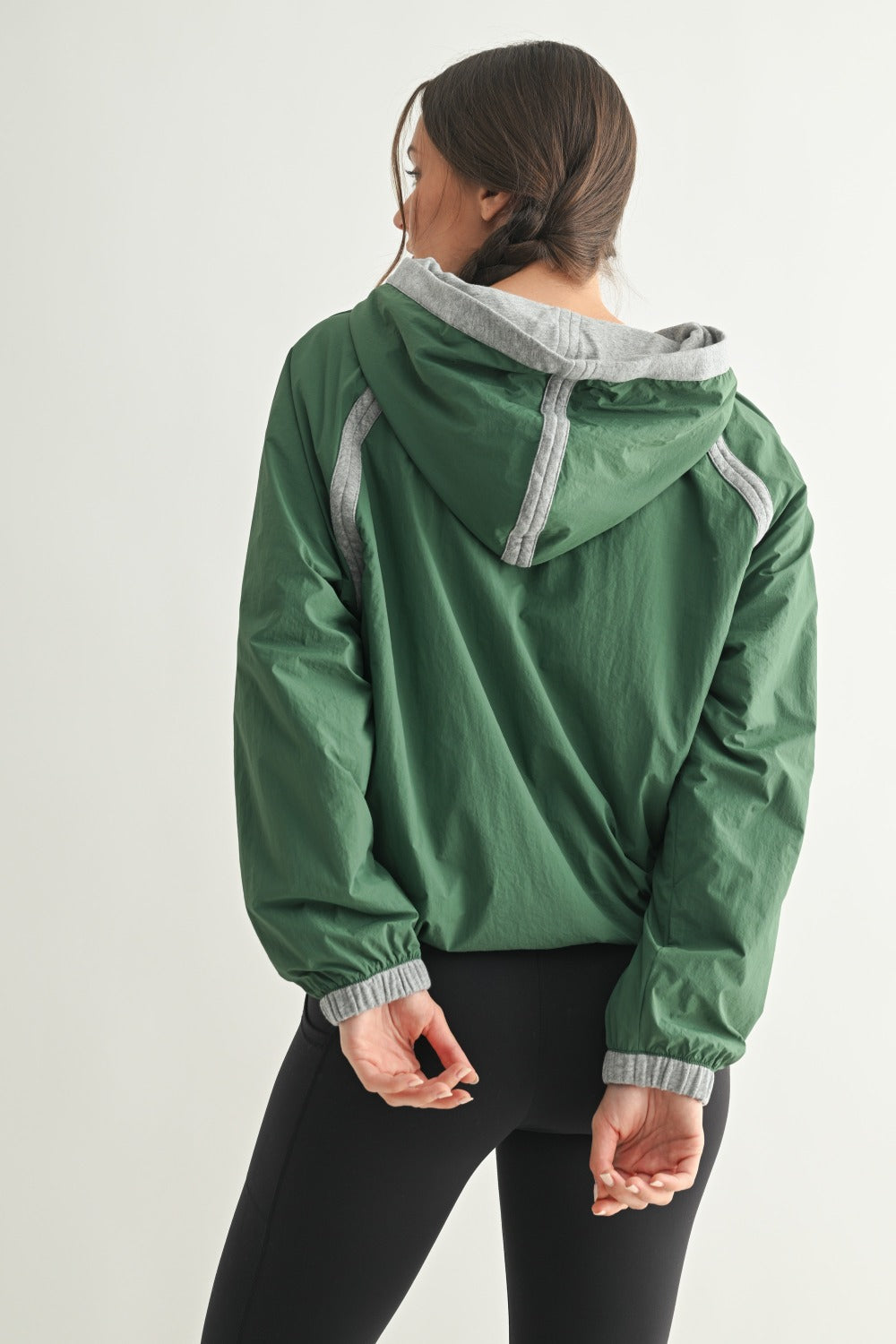 Storm Trim Pullover Contrast Hoodie