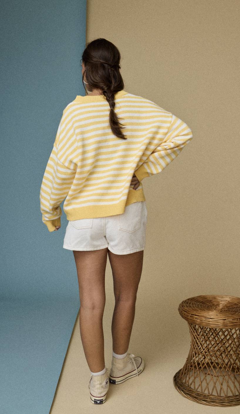 Striped Crewneck Sweater
