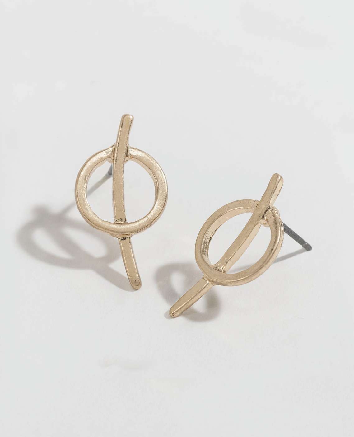 Stud Buds Gold Circle & Arch Earrings