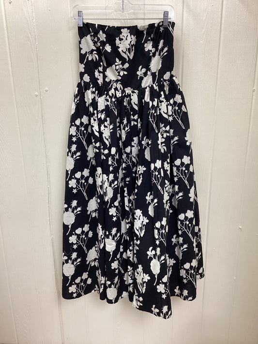 Strapless Flare Midi Dress