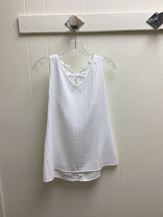 V-Neck Lace Backless Tank Top