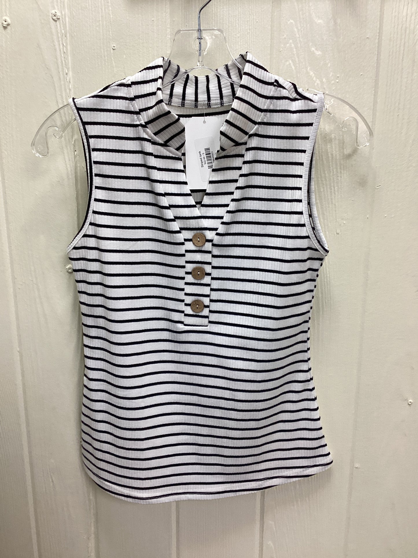 Striped Sleeveless Shirt