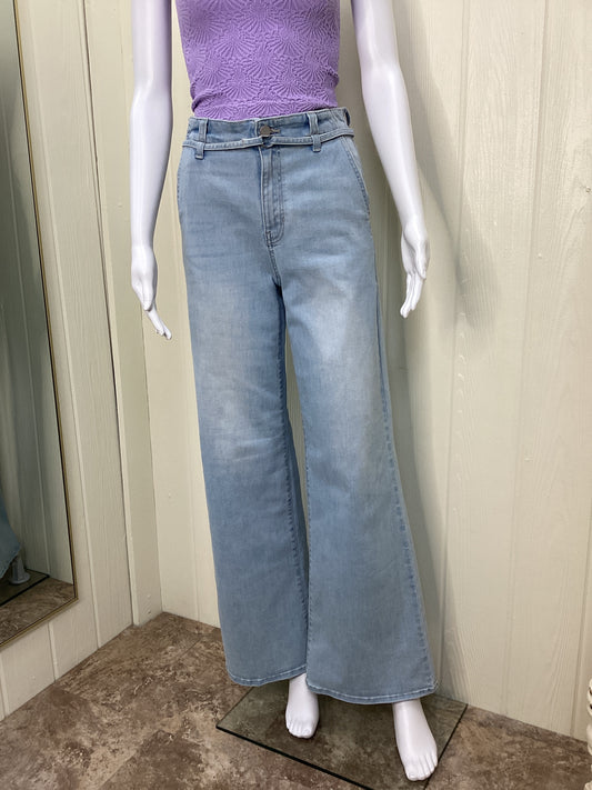 Belted Wide Leg Jeans