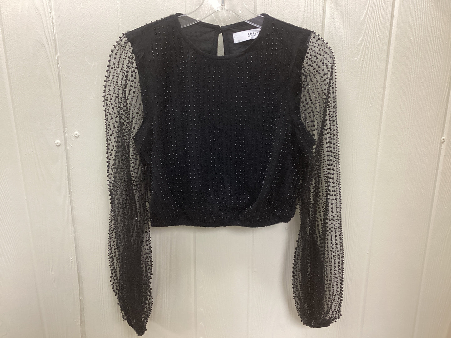 Embellished Blouse w/back Button