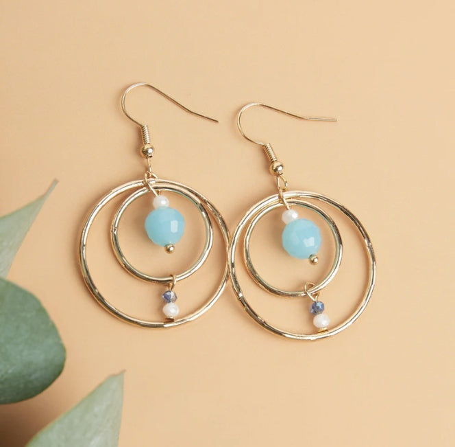 Acadia Genuine Stone Earrings