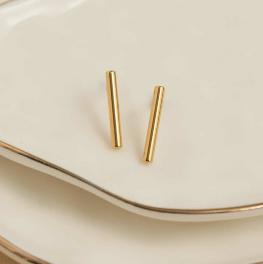 Bar Waterproof Stud Earrings