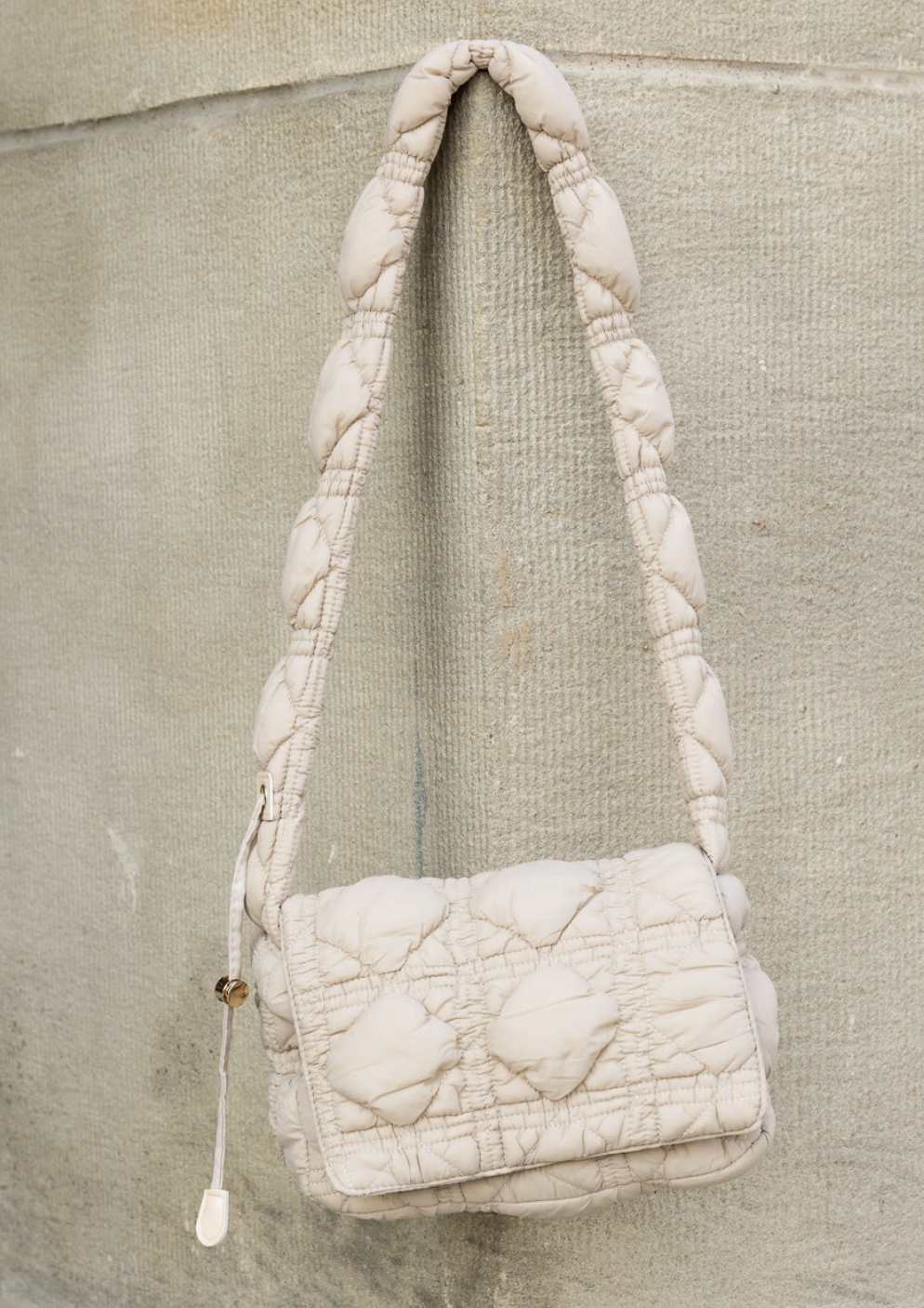 Brinley Fold Over Quilted Puffer Bag