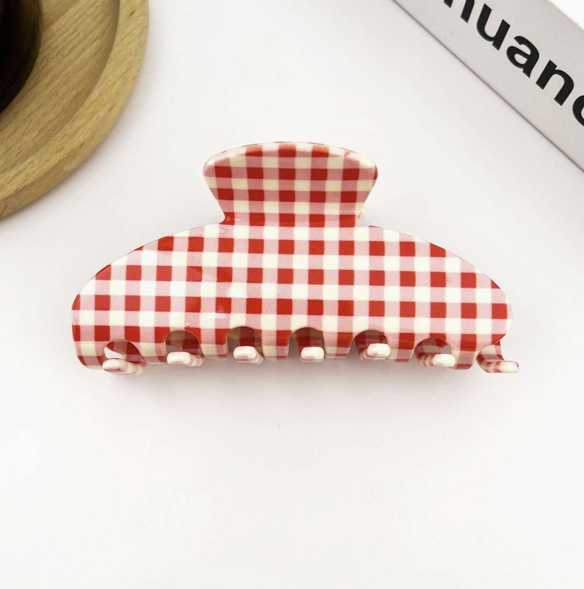 Checkerboard Claw Clip