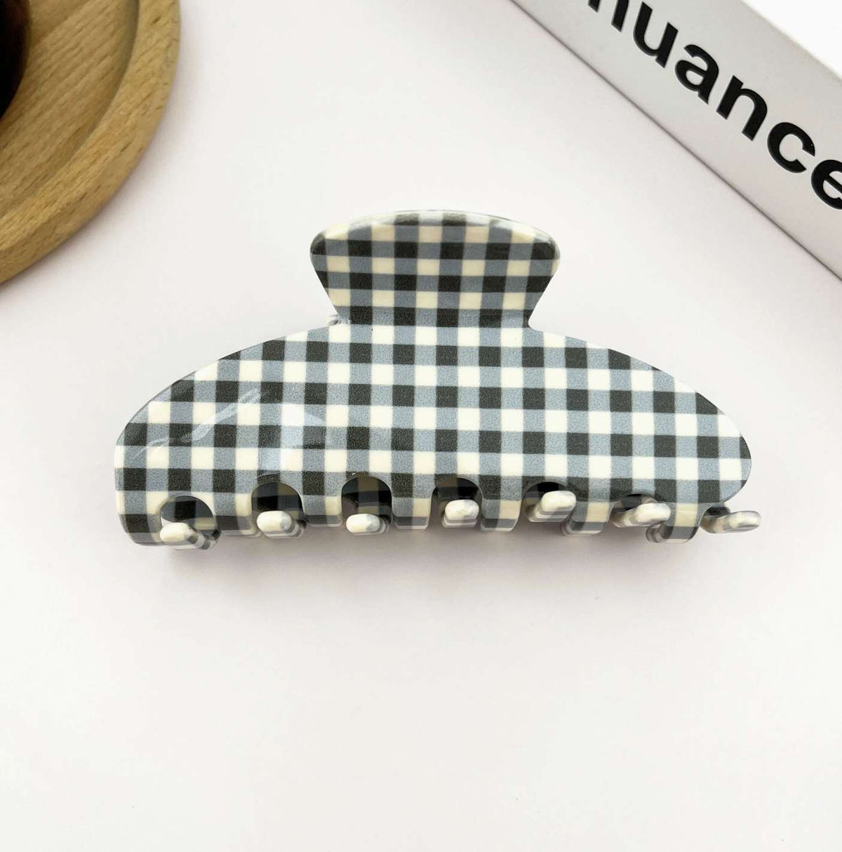 Checkerboard Claw Clip
