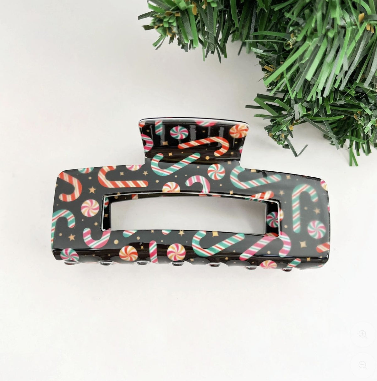 Christmas Black Claw Clip