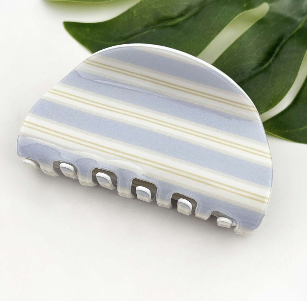 Classic Stripe Claw Clip
