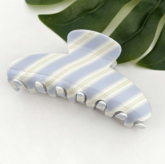Classic Stripe Claw Clip