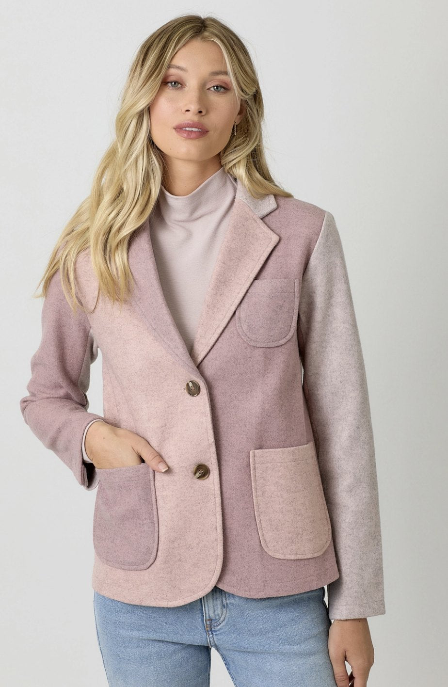 Color Blocked Sport Coat