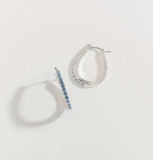 Crystal Stone Hoop Sense Earrings