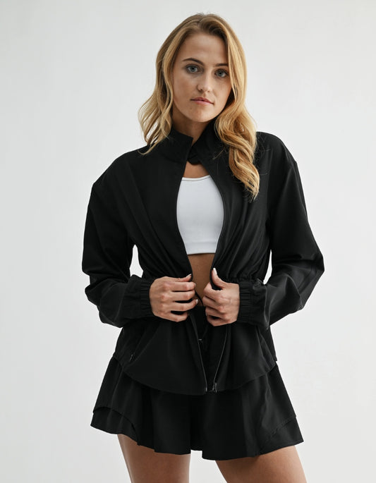 Curve Cinch Peplum Jacket