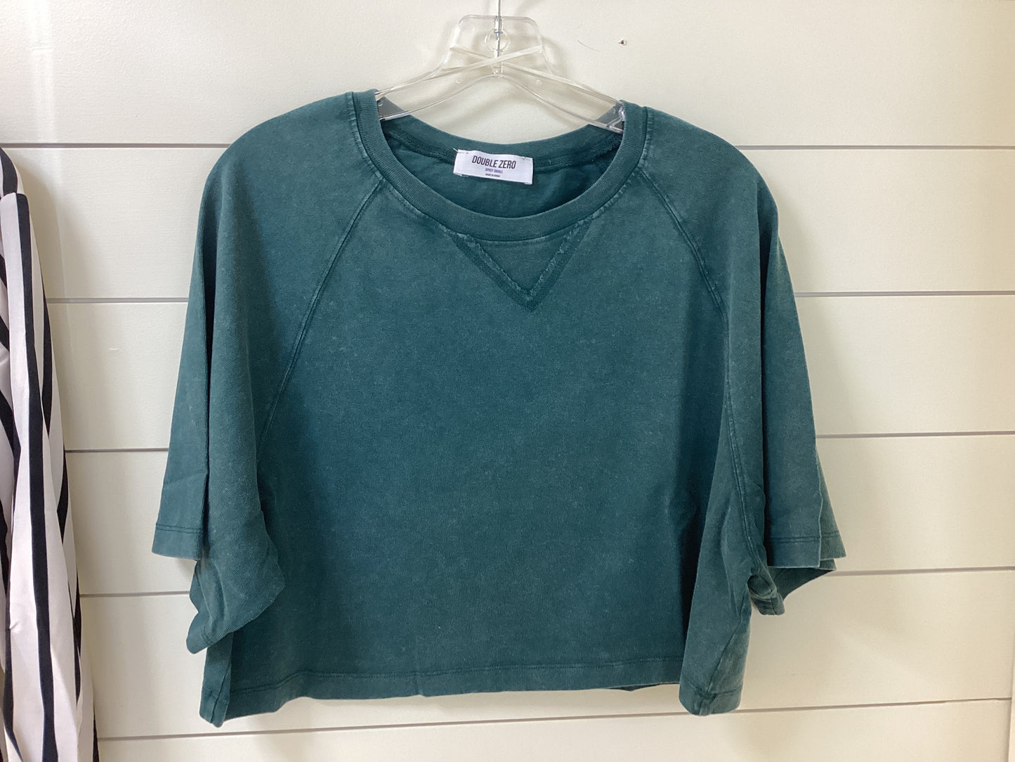 Deep Green Crop Tee