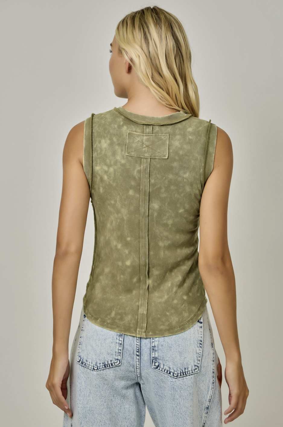 Exposed Seaming Tank Top