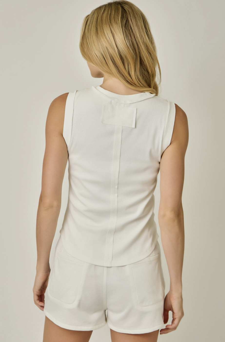 Exposed Seaming Tank Top