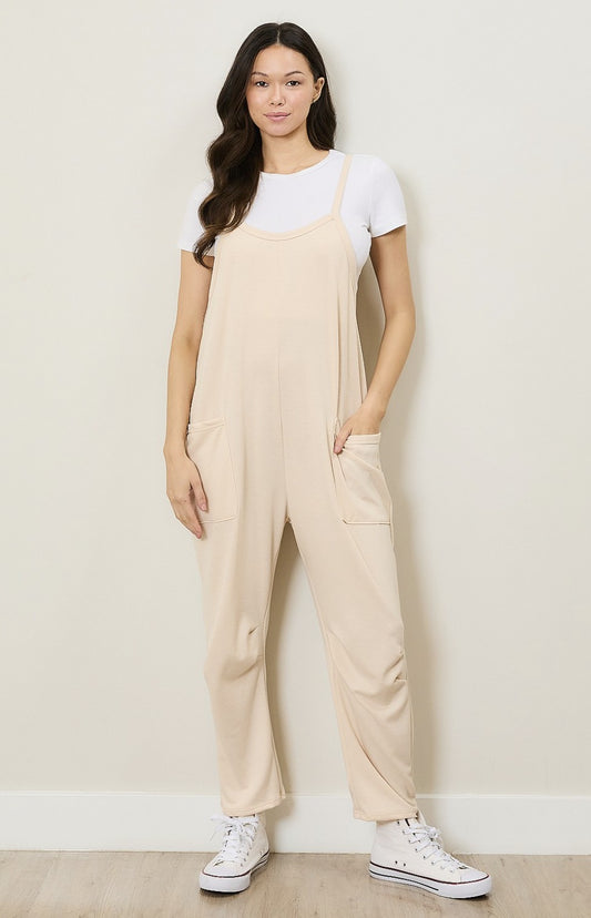 French Terry Jumpsuit with pocket