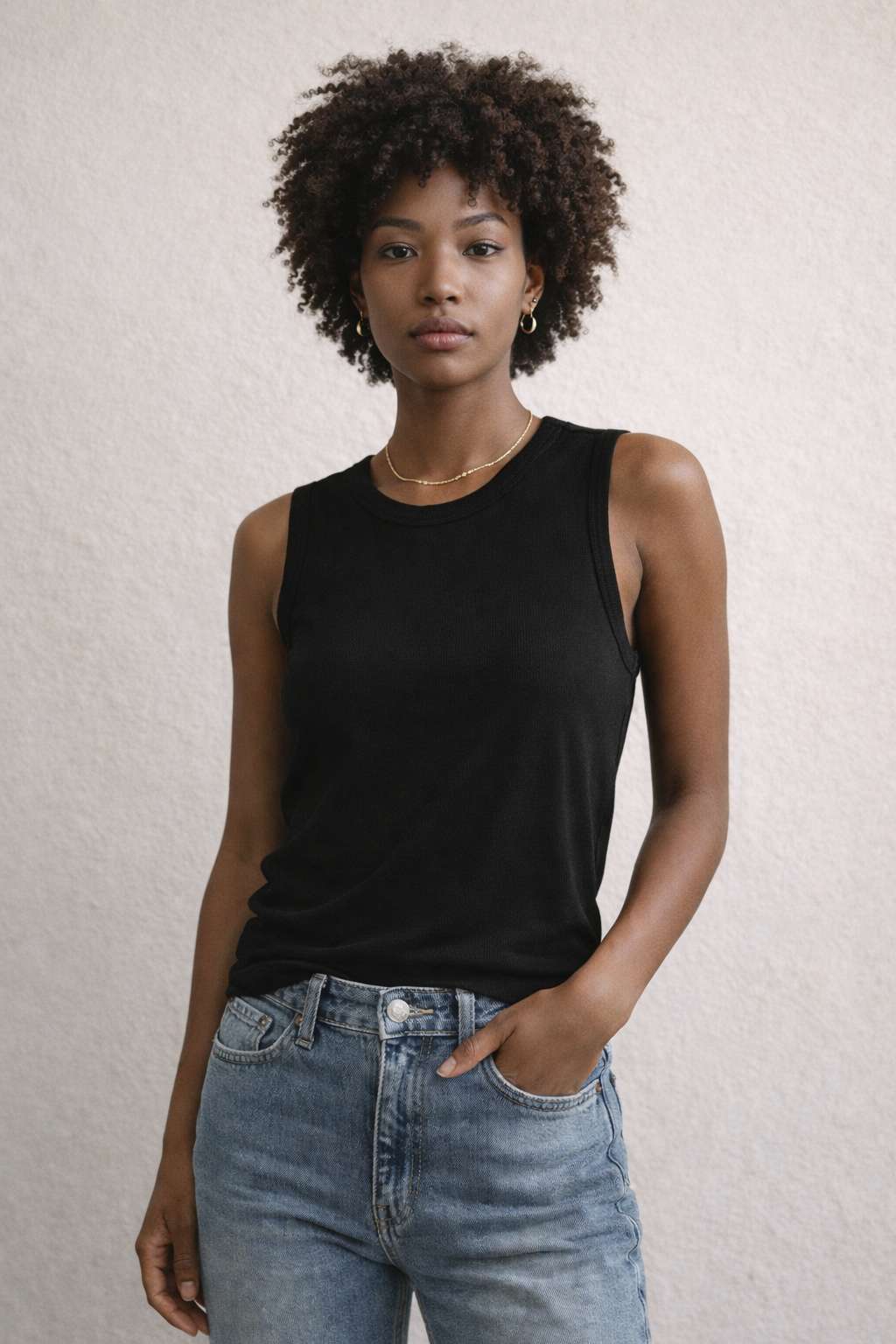 Grade & Gather Sheer Tank Top