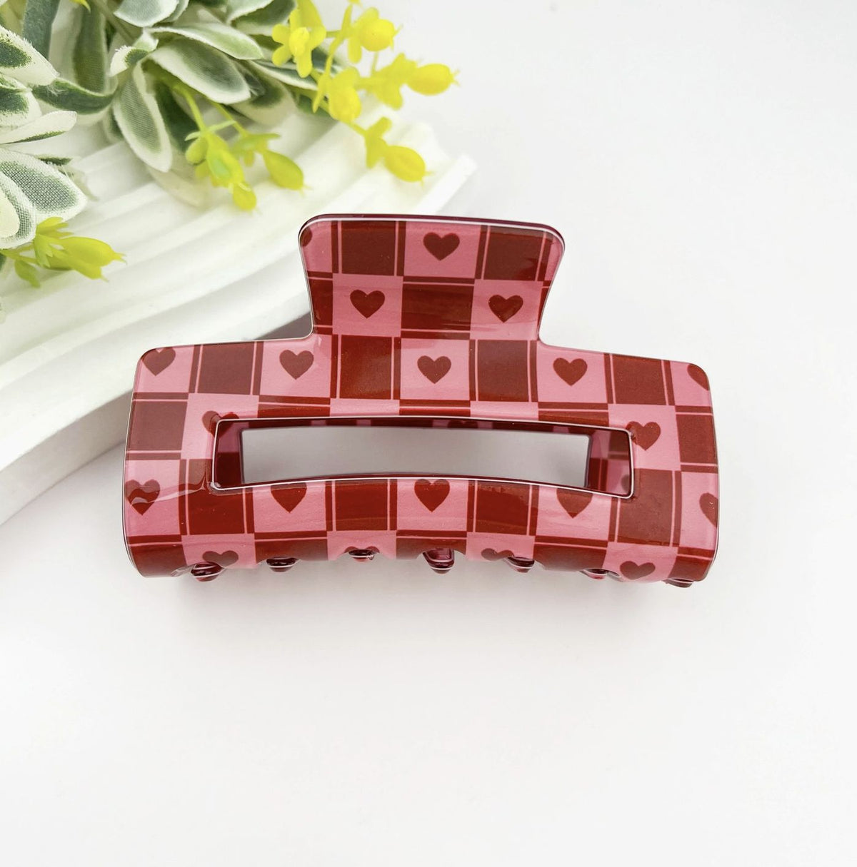 Hearts Claw Clip