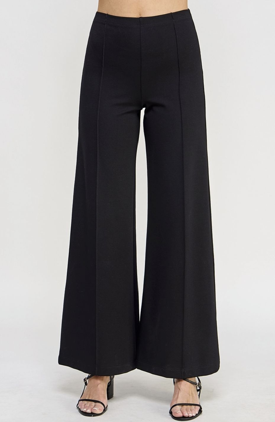 High Waist Contour Wide Leg Pants