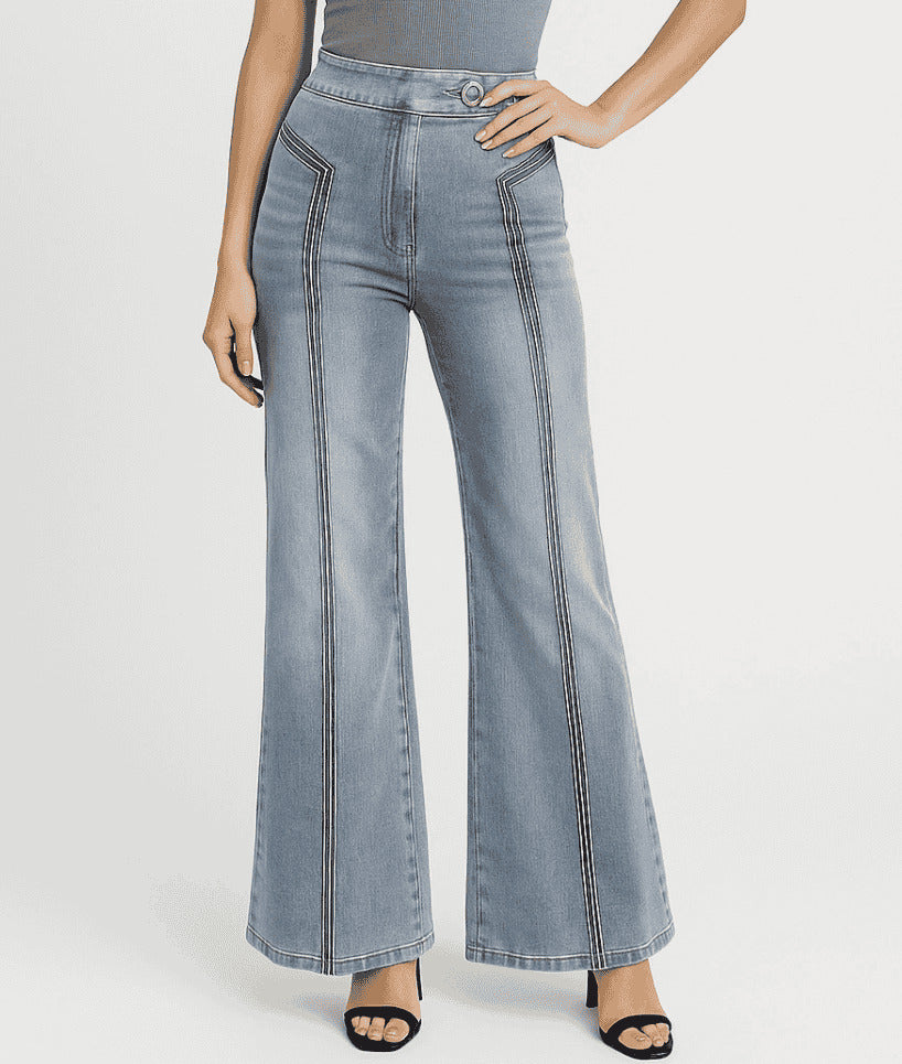 High Waisted Wide Leg Jeans