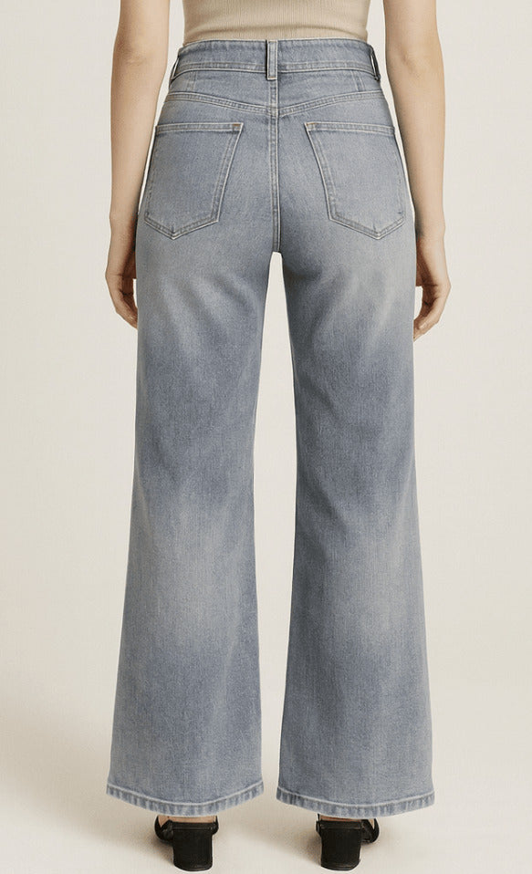 High Waisted Wide Leg Jeans