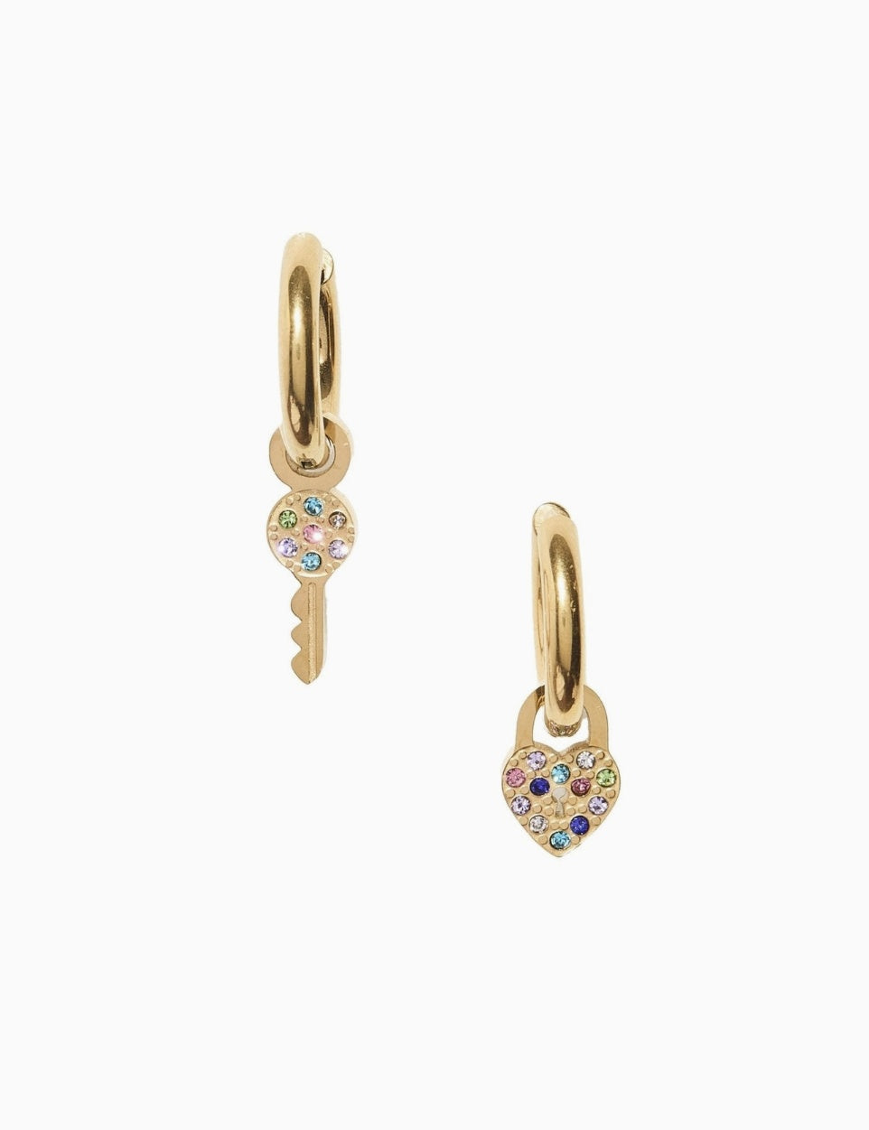 Huggie Charm Earrings