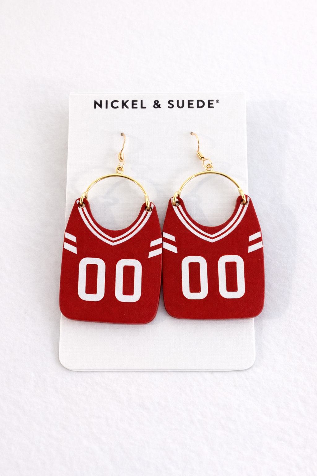 Jersey Dangle Cream Florence Earrings